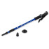 Reguleeritav kokkupandav Nordic walking kepp kompassi ja ANTI-Shock-süsteemiga, sinine, 1 tk, 64–135 cm