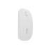 Juhtmeta optiline hiir, valge, slim, 2,4 GHz
