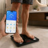 Analüütiline Bluetoothi-vannitoakaal klaasist platvormi ja LCD-ekraaniga, 180 kg