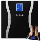Klaasist kehaanalüüsiga vannitoakaal lcd-ekraaniga, 180 kg