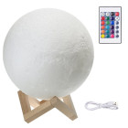 3D RGB kuuöölamp USB-akuga, läbimõõt 14 cm