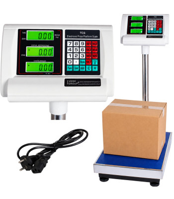 Elektrooniline platvormkaal kauplusesse ja lattu 200kg/50g