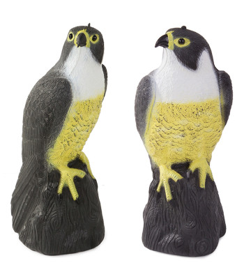 Suur pistriku kujuline lindude ja näriliste peletusfiguur, 40 cm x 17 cm x 17 cm