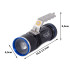 Bailong® taktikaline otsingulamp suumi ja cob-valgustiga T624, CREE XM-L3-U3