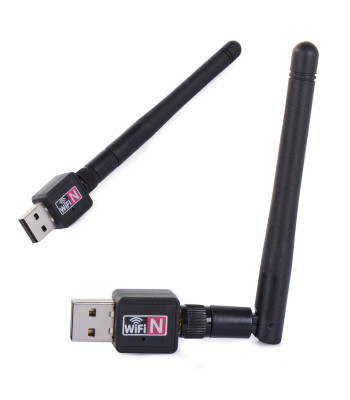 Wi-fi USB-võrgukaart eemaldatava antenniga, must – 1200Mbps, 06194, 14cm