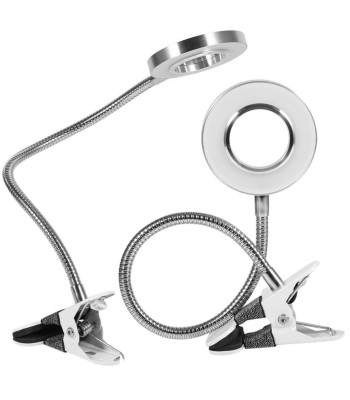 Klambri ja usb-toitega laualamp iluprotseduurideks, 24 led