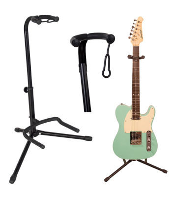 Reguleeritav must kitarristatiiv, 71–82 cm