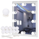 Peegli ja tualettlaua led-lampide komplekt, 10 tk
