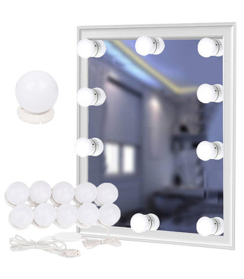 Peegli ja tualettlaua led-lampide komplekt, 10 tk