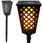 Päikesepatareiga aiatõrvik-latern hämarusanduriga, 107 cm