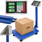 Elektrooniline platvormkaal LCD-ekraaniga, lao- ja kaubakaal, 300 kg, 40 × 50 cm