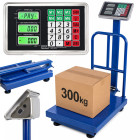 Tugiraami ja LCD-ekraaniga elektrooniline platvormkaal, 300kg