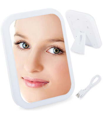 LED-valgustusega kosmeetikapeegel meikimiseks, 15cm x 20cm
