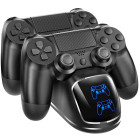 Kahe mängukontrolleri laadimisjaam PS4-le
