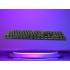 Täissuuruses RGB-taustvalgustusega vaikne membraan-gaming-klaviatuur USB-ühendusega