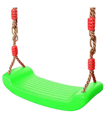Roheline plastist laste aiakiik reguleeritavate köitega – 01533_Z, 44cm x 17cm x 7,5cm