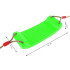 Roheline plastist laste aiakiik reguleeritavate köitega – 01533_Z, 44cm x 17cm x 7,5cm