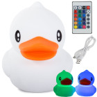 Laste LED-öölamp pardikujuline, RGB, kaugjuhtimispuldiga, USB-laetav