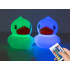 Laste LED-öölamp pardikujuline, RGB, kaugjuhtimispuldiga, USB-laetav