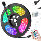 RGB LED-riba SMD 5050 kaugjuhtimispuldiga, veekindel, 4,5 m