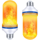 Dekoratiivne LED-pirn elava leegi efektiga, E27, 9 W