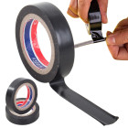 Must veekindel PVC-isolatsiooniteip, 17 mm × 18 m