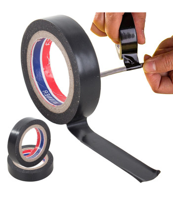 Must veekindel PVC-isolatsiooniteip, 17 mm × 18 m