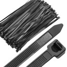 Kaablisidemed, 100 tk, mustad, 3,6 × 200 mm