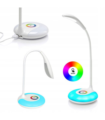 RGB LED-laualamp, valge, 256 värvi, 01726