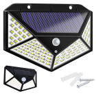Liikumis- ja hämarusanduriga päikeselamp, 100 led