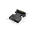HDMI-VGA (D-Sub) audioadapter 06253, 34,2 mm × 15,6 mm × 49 mm