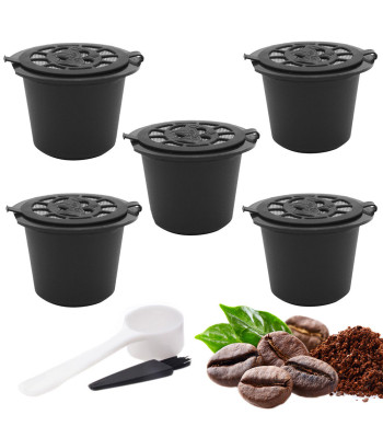 Korduskasutatavad kohvikapslid Nespresso kohvimasinatele, 5 tk