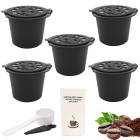 Korduskasutatavad kohvikapslid Nespresso kohvimasinale, 5 tk