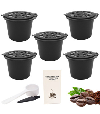 Korduskasutatavad kohvikapslid Nespresso kohvimasinale, 5 tk