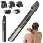 Juukse- ja habemetrimmer LED-valgustusega, 5 ühes