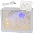 Paberist väljalõigetega 3D-öölamp, USB