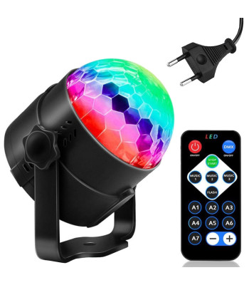 RGB LED-diskoprojektor, diskopall
