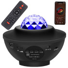 Tähistaeva projektor-öövalgusti LED RGB, puldiga
