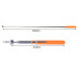 Tugeva magnetiga teleskoopiline magnethaarats, oranž, 15,5cm x 83,5cm