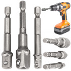 Reduktsioonadapterite komplekt trellile 1/4, 3/8, 1/2