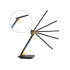 LED-laualamp USB- ja Qi-laadija ning kellaga