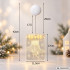 LED-jõuluvitraaž aknale kellukestega, 11,5cm x 17cm x 1,5cm