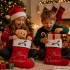 Jõulusokk kingitustele kirjaga „merry christmas”, suur, 62 cm