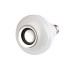RGB LED-pirn Bluetooth-kõlari ja kaugjuhtimispuldiga, E27