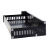 Seinale kinnitatav köögiriiul maitseainetele, alumiiniumist, must, 30 × 13 × 5,5 cm