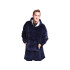 Kapuutsiga pleedpusa, oversize, paks ja karvane, 2-in-1, XXL