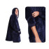 Kapuutsiga pleedpusa, oversize, paks ja karvane, 2-in-1, XXL