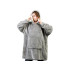 Soe hall pleedpusa, paks ja pehme, 2-in-1, oversize, XXL