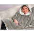 Soe hall pleedpusa, paks ja pehme, 2-in-1, oversize, XXL