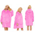 Roosa soe ja paks pleedpusa 2-in-1, oversized, XXL